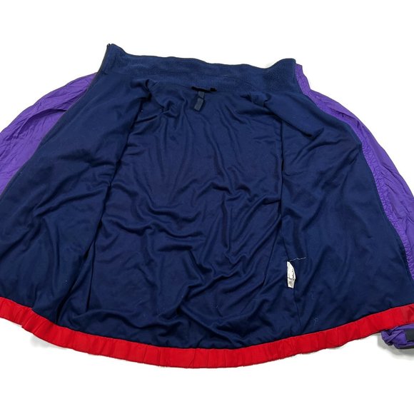 Patagonia Windbreaker Jacket Womens Medium Purple Red Capilene Vintage Full Zip - Picture 8 of 9